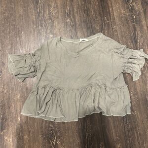 Altar’d state green crop top